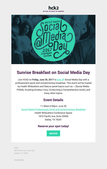 email for breakfast panel