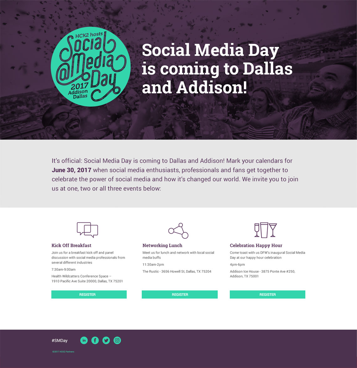 Dallas and Addison Social Media Day 2017
